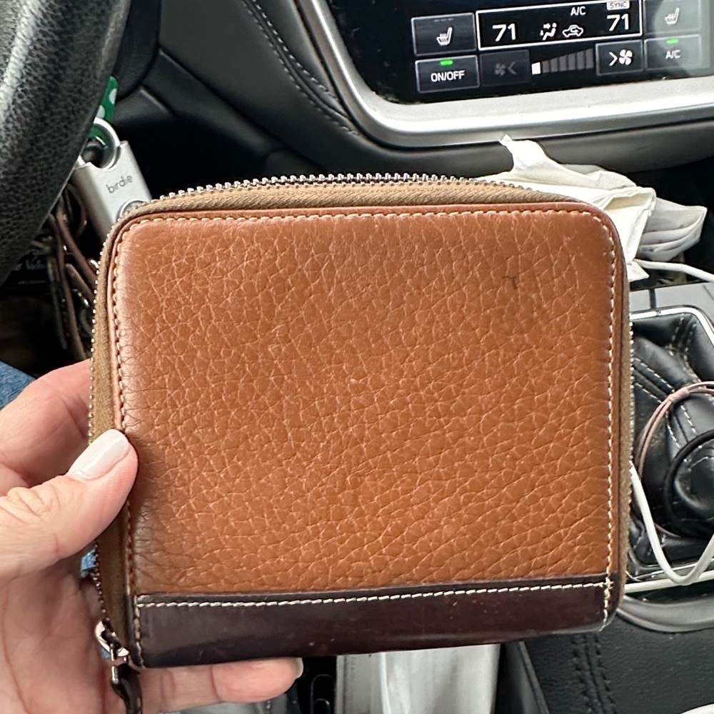 Dooney & Bourke Two-Tone Leather Wallet - Picture 3 of 3